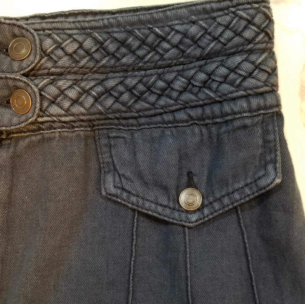 🌼Free People Denim Skirt A-line - Picture 6 of 10